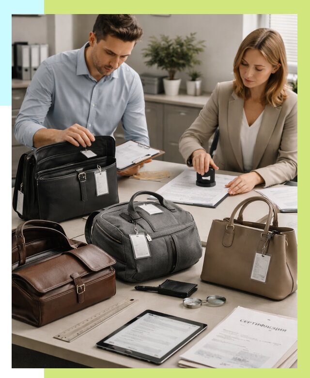 Сертификация сумок в Клине от 7684 руб. | Алешин-Кли