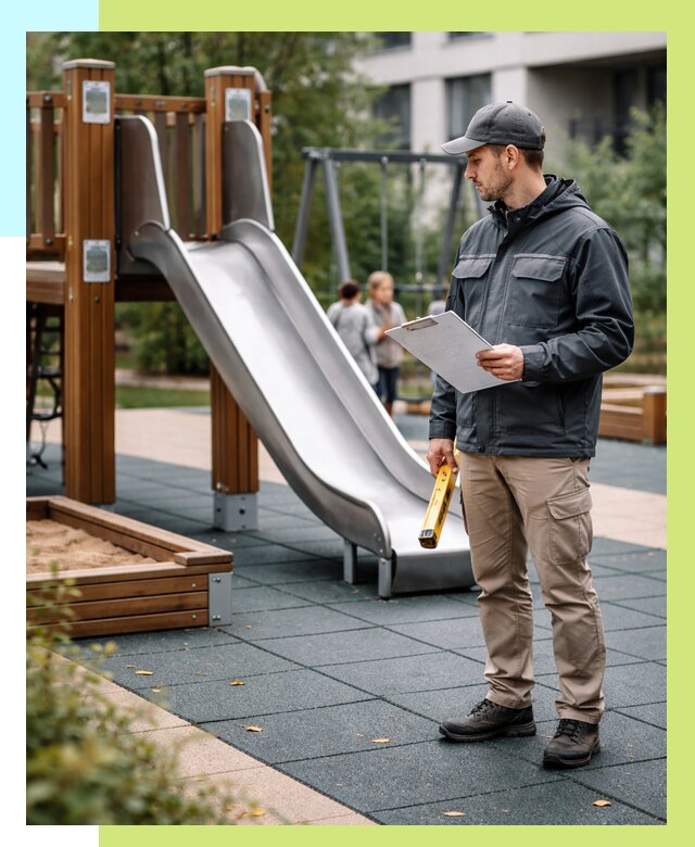 Сертификация детских площадок в Клине от 25613 р. | Алешин-Кли