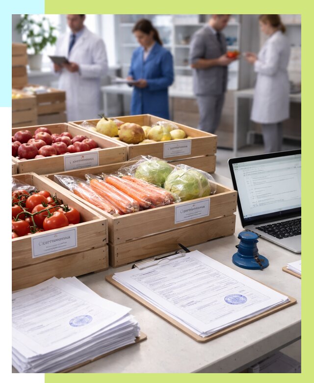 Сертификация овощей и фруктов в Клине от 8708 р. | Алешин-Кли