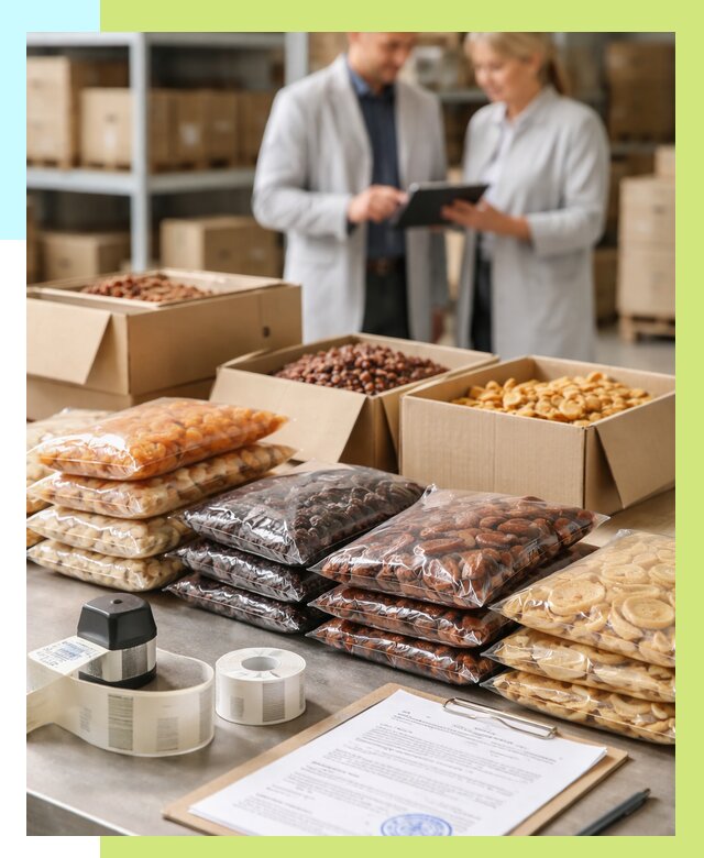 Сертификация сухофруктов в Клине от 12294 р. | Алешин-Кли под ключ