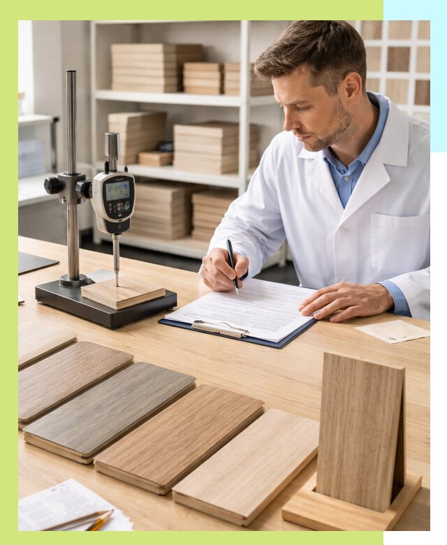 Сертификация ламината с испытаниями и оформлением документов в Клине