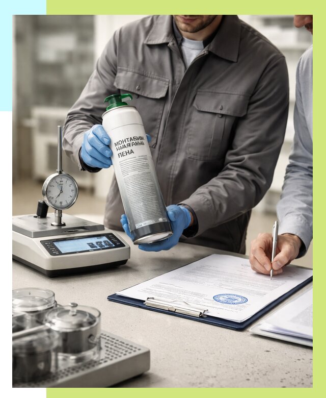 Сертификация монтажной пены в Клине от 15368 р. | Алешин-Кли