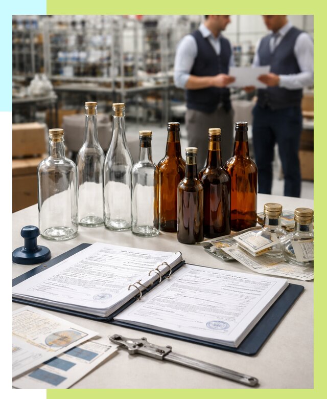 Сертификация стеклянных бутылок в Клине от 25613 р. | Алешин-Кли