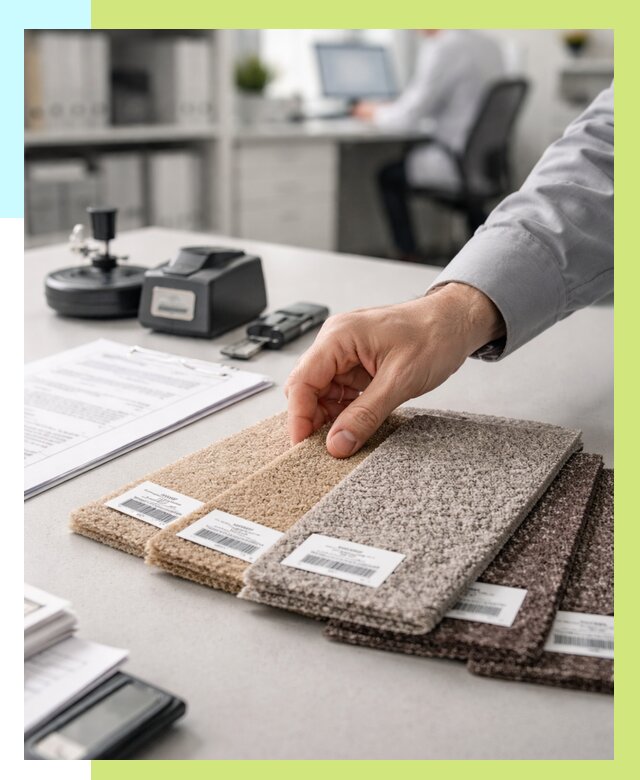 Сертификация ковролина в Клине от 15368 р., Алешин-Кли