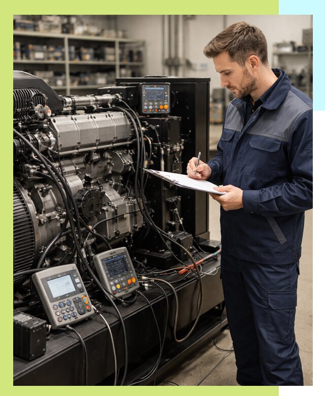 Сертификация дизельных генераторов и их оборудования в Клине