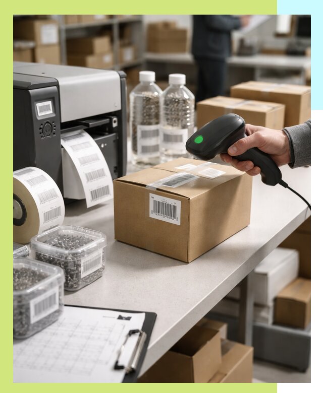 Штрихкодирование продукции и маркировка для продажи в Клине