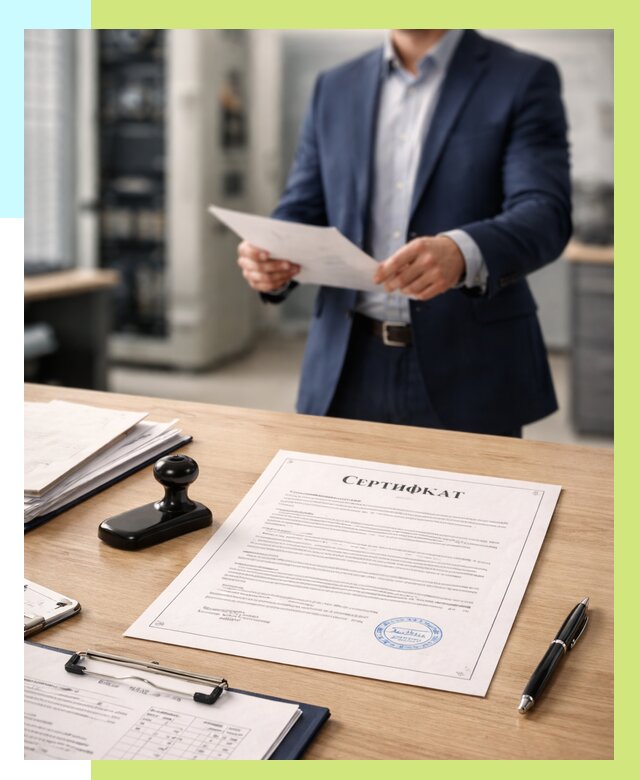 Сертификат на оборудование в Клине от 15368 р. | Алешин-Кли