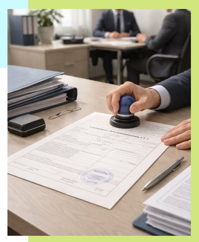 Сертификат происхождения СТ 1 в Клине от 4610 р. | Алешин-Кли