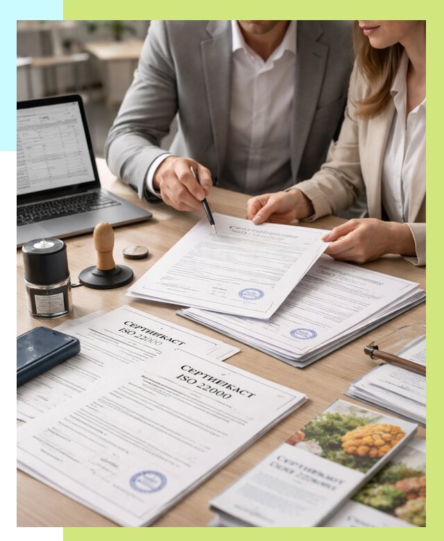 Сертификат ISO 22000 в Клине от 40980 р. под ключ | Алешин-Кли