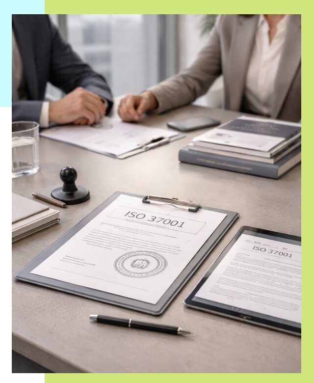 Сертификат ISO 37001 в Клине оформить от 122940 р. Алешин-Кли